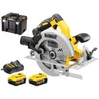 Пила DeWALT DCS570P2 дискова, Li-Ion, 18, 5Ач, диск 184 мм.