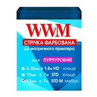 Лента к принтерам 13мм х 7м STD л. Purple WWM (R13.7SPM)
