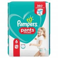 Підгузник Pampers трусики Pants Giant Розмір 6 (15+ кг) 19 шт (8006540067802)