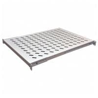 Полка 19" 1U глуб. 600 мм, 4 точки, серая, CMS (UA-SH4-600G)