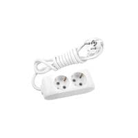 Сетевой удлинитель Panasonic X-tendia с заземлением 2 розетки, 2м (WLTB04222GR-UA)