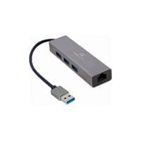 Адаптер USB-A до Gigabit Ethernet, 3 порти USB 3.1 Gen1 Cablexpert (A-AMU3-LAN-01)