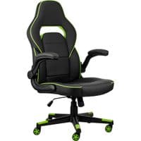 Игровое кресло 2E GAMING HEBI Black/Green