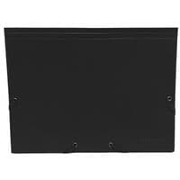 Папка на резинках H-Tone А4, черная (FOLD-HT-JJ40941-B)