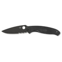 Ніж Spyderco Resilience FRN Black Blade Serrated (C142PSBBK)