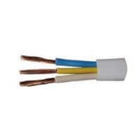 Кабель силовий ЗЗЦМ 3х2.5 кв.мм гнучкий, плоский, 100м (ШВВП 3x2,5 ECG)