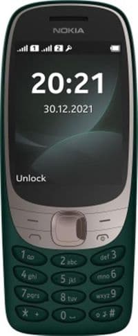 Мобільний телефон Nokia 6310 Dual Sim Green; 2.8" (320х240) TFT / кнопковий моноблок / ОЗУ 16 МБ / 8 МБ вбудованої + microSD до 32 ГБ / камера 0.3 Мп / 2G (GSM) / Bluetooth / 129x47x17 мм, 111 г / 1150 мАг / зелений