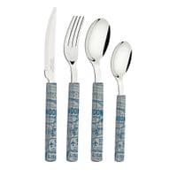 Столовые приборы TRAMONTINA BLISS набор стол.приб.16пр в лотке light gray (29899/128)