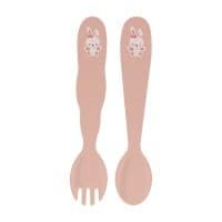 Столові прилади дитячі. TRAMONTINA Baby Le Petit X2пр.ст.приб. orange (23797/402)