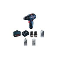 Шуруповерт-дрель Bosch GSR 12V-30,12V, 2*2 Ач, 18/30 Нм, 420/1600 об/мин, 0.89 кг, кейс, ЗУ, принадлежности