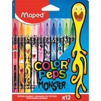 Фломастеры Maped Color Peps Monster 12 цветов (MP.845400)