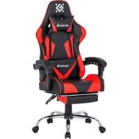 Ігрове крісло Defender Pilot, 60мм поліуретан, Black/Red