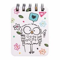 Блокнот Yes А7/100 лин. дв. спир. Sketch animal. Owl (681824)