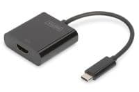Переходник USB-C to HDMI UHD 4K, M/F, 0.15 m Digitus (DA-70852)