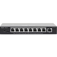 Коммутатор Ruijie Reyee RG-ES209GC-P (8xGE PoE+, 1xGE, max PoE 120W, desktop, steel case, Ruijie Cloud, Web Smart)