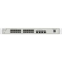 Комутатор Ruijie Reyee RG-NBS5100-24GT4SFP (24xGE, 4xSFP, 19-дюймовий корпус Stell для монтажу в стійку, статична маршрутизація, Ruijie Cloud, L2+)