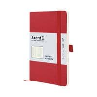 Блокнот Axent Partner Soft Skin 125x195 мм 96 аркушів у клітку Червоний (8616-06-A)