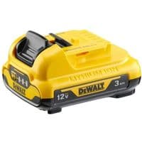 Акумулятор до електроінструменту DeWALT 12 В, 3 Ач, час заряджання 50 хв, вага 0.2 кг (DCB124)
