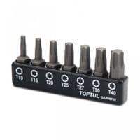 Набір біт Toptul TORX 1/4" 7од. (T10-T40) (GAAV0702)