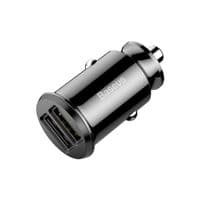 Автомобільний зарядний пристрій Baseus Grain (2USB, 3.1A) Black (CCALL-ML01)