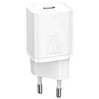 Сетевое зарядное устройство Baseus Super Silicone PD Charger (1USB-C) 20W White (CCSUP-B02)