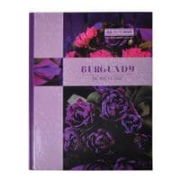 Канцелярська книга Buromax Boho Chic A4 в клітинку 96 аркушів Фіолетова (BM.2400-207)