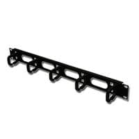 Кабельный организатор 19" 1U 40х50 пластиковые скобы black Conteg (DP-VP-P1)