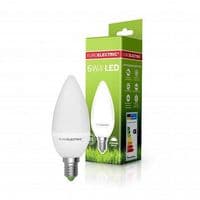 Лампочка EUROELECTRIC LED CL 6W E14 4000K 220V (LED-CL-06144(EE))