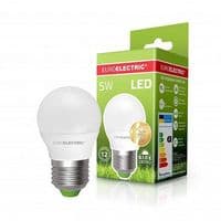 Лампочка EUROELECTRIC LED G45 5W E27 4000K 220V (LED-G45-05274(EE))