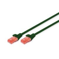 Патч-корд 10м, CAT 6 UTP, AWG 26/7, Cu, LSZH, black Digitus (DK-1617-100/BL)