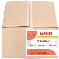 Папір WWM A4 Glossy 150г, 500cn (G150.500)