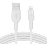 Дата кабелю USB 2.0 AM to Lightning 1.0m SILICONE white Belkin (CAA008BT1MWH)