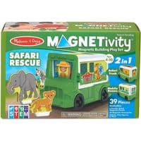 Игровой набор Melissa&Doug магнитный Сафари – спасательная машина (MD30666)