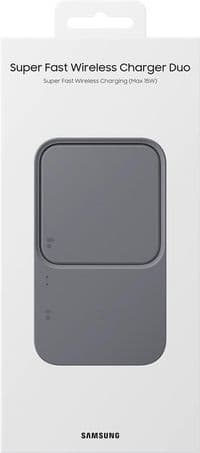 Зарядний пристрій Samsung 15W Wireless Charger Duo (W/O TA) Black (EP-P5400BBRGRU)