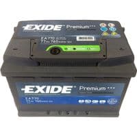 Акумулятор автомобільний EXIDE PREMIUM 77A (EA770)