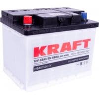 Аккумулятор автомобильный KRAFT 65Ah Ев (-/+) (680EN) (д242*ш175*в190) (76321)