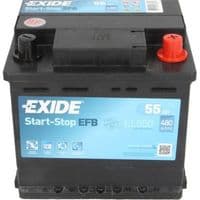Автомобільний акумулятор EXIDE START-STOP EFB 55A (EL550)