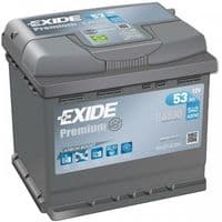 Акумулятор автомобільний EXIDE PREMIUM 53A (EA530)