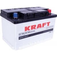 Аккумулятор автомобильный KRAFT 75AhН Ев (-/+) (750EN) (д275*ш175*в175) (76323)