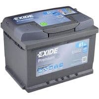 Акумулятор автомобільний EXIDE PREMIUM 61A (EA612)