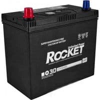 Аккумулятор автомобильный ROCKET Japan 45Ah (+/-) (410CCA) (д236*ш128*в225) без нижн. бурта (SMF 55B24RS)