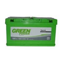 Аккумулятор автомобильный GREEN POWER 100Ah (+/-) (000022430)