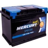 Аккумулятор автомобильный MERCURY battery SPECIAL Plus 77Ah (-/+) (P47291)