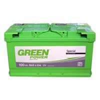 Аккумулятор автомобильный GREEN POWER 100А (-/+) (000022364)