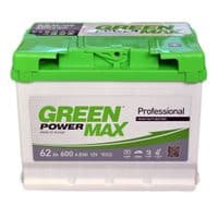 Акумулятор автомобільний GREEN POWER MAX 62А Єв (-/+) (000022373)