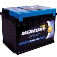 Аккумулятор автомобильный MERCURY battery SPECIAL Plus 62Ah (+/-) (P47289)