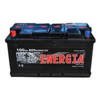 Аккумулятор автомобильный ENERGIA 100А (+/-) (000022393)