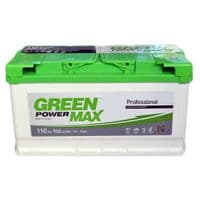 Аккумулятор автомобильный GREEN POWER MAX 110А (-/+) (000022370)