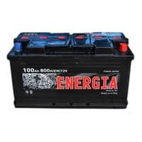 Аккумулятор автомобильный ENERGIA 100Ah (-/+) (000022392)