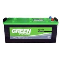 Аккумулятор автомобильный GREEN POWER 190Ah боковая(+/-) (000022357)